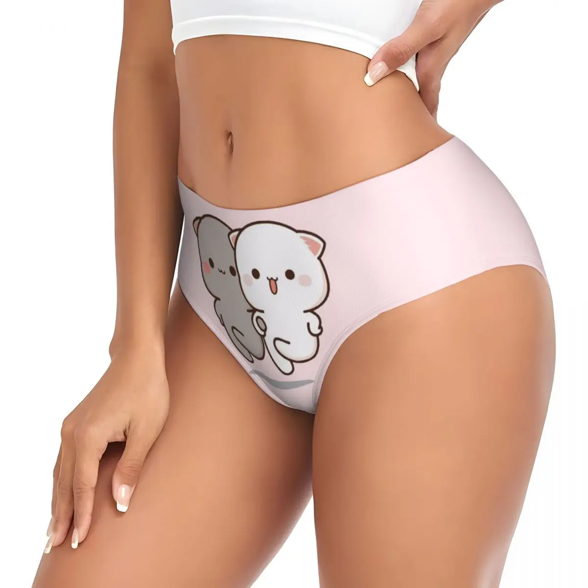 Custom Cute Expression Bubu Dudu Brief Panties Women\'s Comfort Underwear