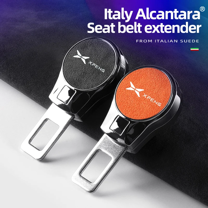 

New Adjustable Car Zinc alloy Safety Belt Buckle Extension Thick Plug Extender Car Safety Belt Extension For Xiaopeng Xpeng Car