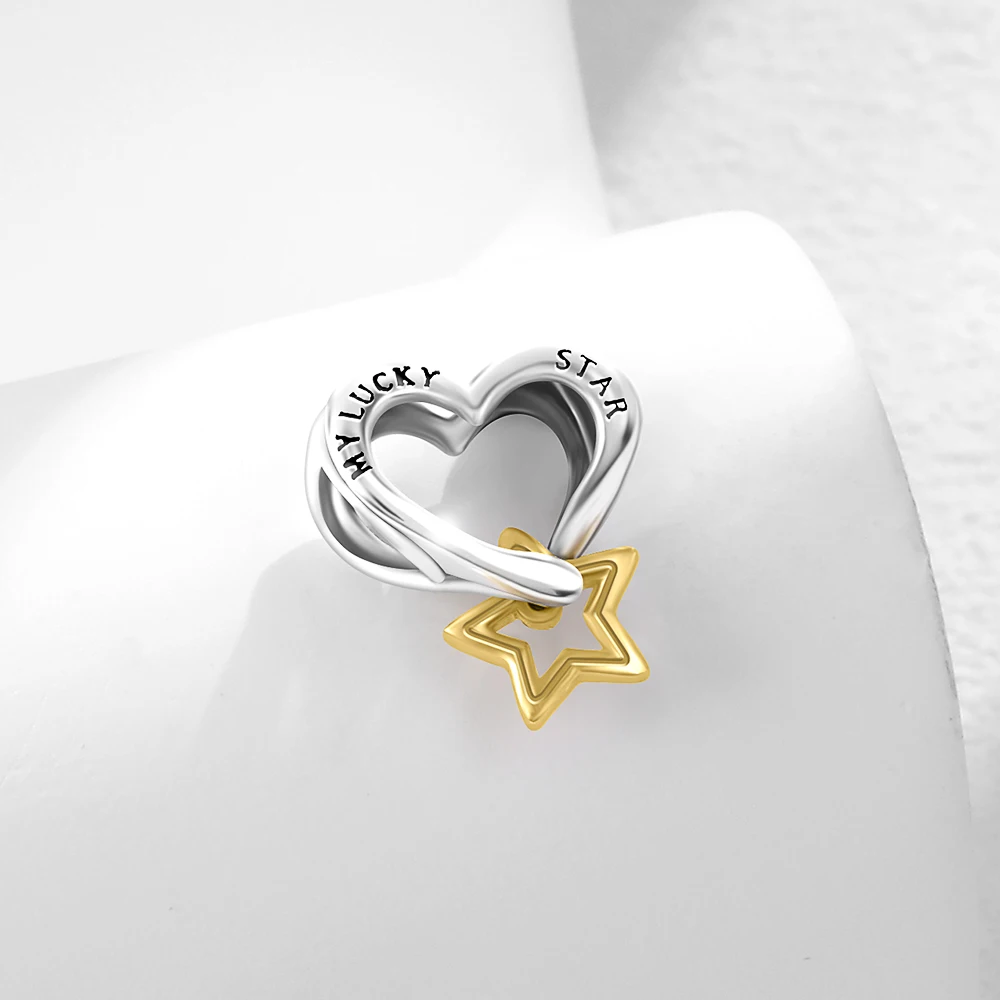 New Charm Milky Way Astronaut Sun Moon Star Beads Fit Original 925 Silver Bracelet Necklace Accessory DIY Jewelry Key Chain Gift view 3