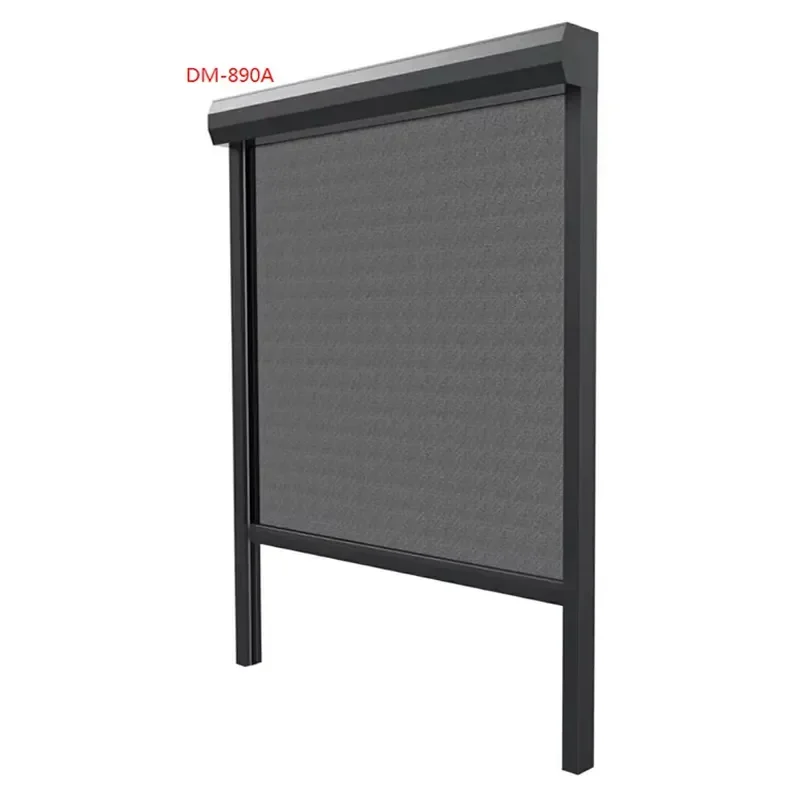Smart Electric Roller Blinds Blackout Fabric Curtain with Built-in Motor and Remote Control for Home Office Window Shade