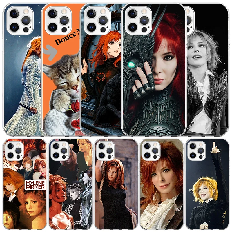 Phone Cases That Fit Iphone 16E - Mylene Farmer Soft Cover for iPhone