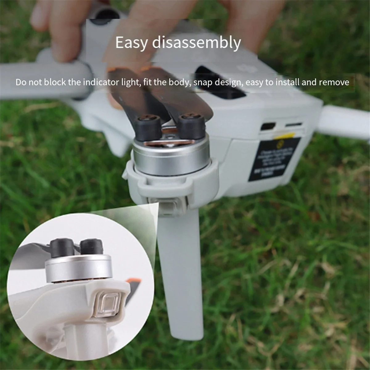 Aksesori braket Roda Pendaratan untuk Suku Cadang Peningkatan RC Drone RC MINI 4 Pro