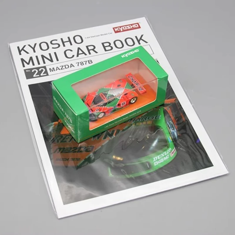 Kyosho 1/64 787B GINNER 1991 # 55 Vehículo de motor de aleación de juguete, colección de modelos de metal fundido a presión, regalos de Navidad para niños