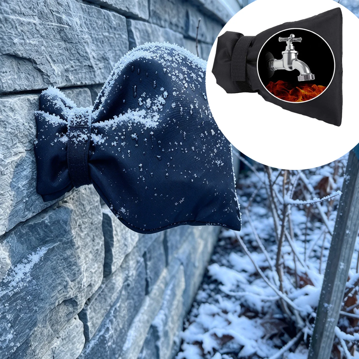 Faucet Antifreeze Protective Cover Winter Insulation Garden Accessories Vegetable Products Gardens and Terraces Home Supplies