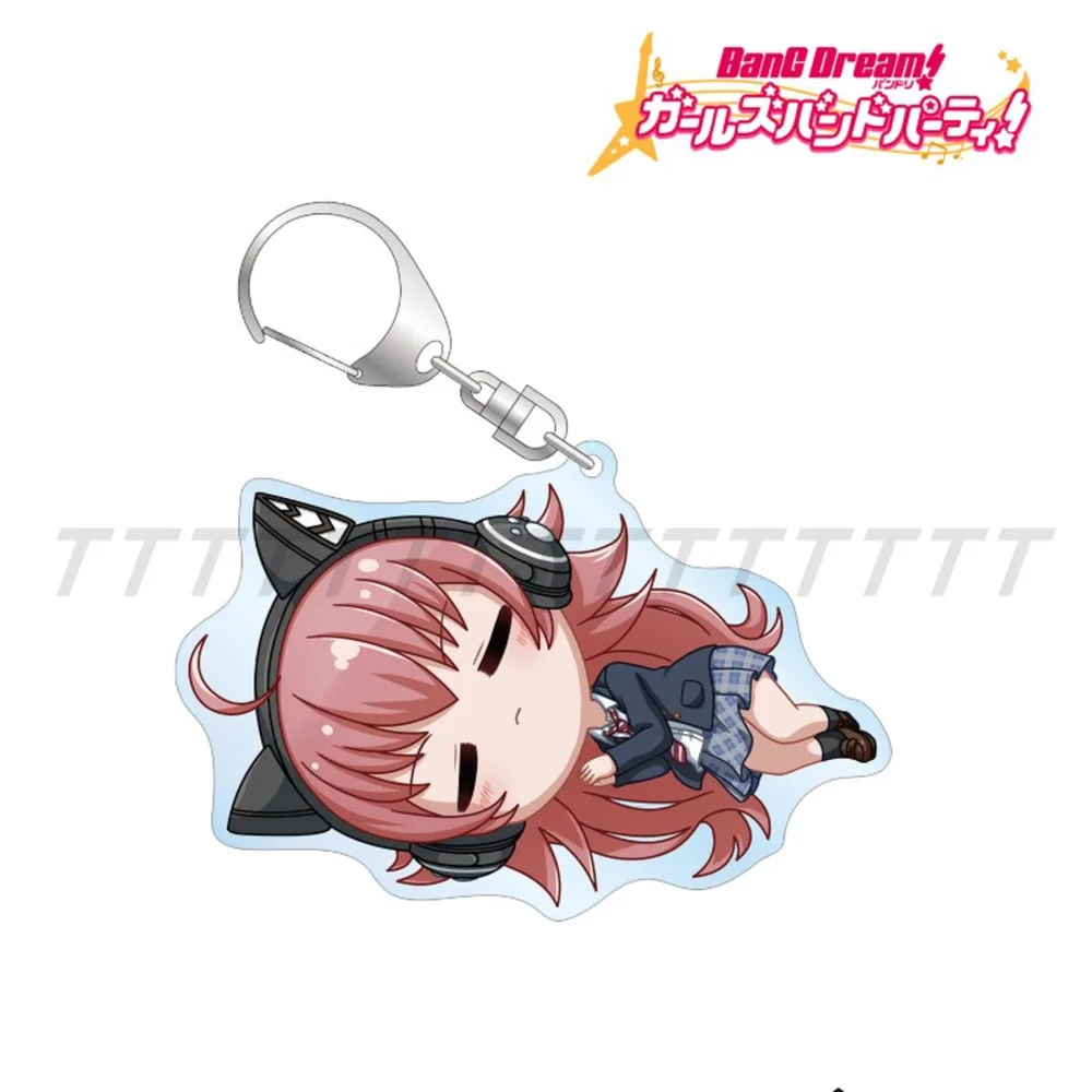 Game Keychain Doll Anime Shirasagi Chisato Kurata Mashiro Tsukushi Acrylic Keyring Pendant For Gift