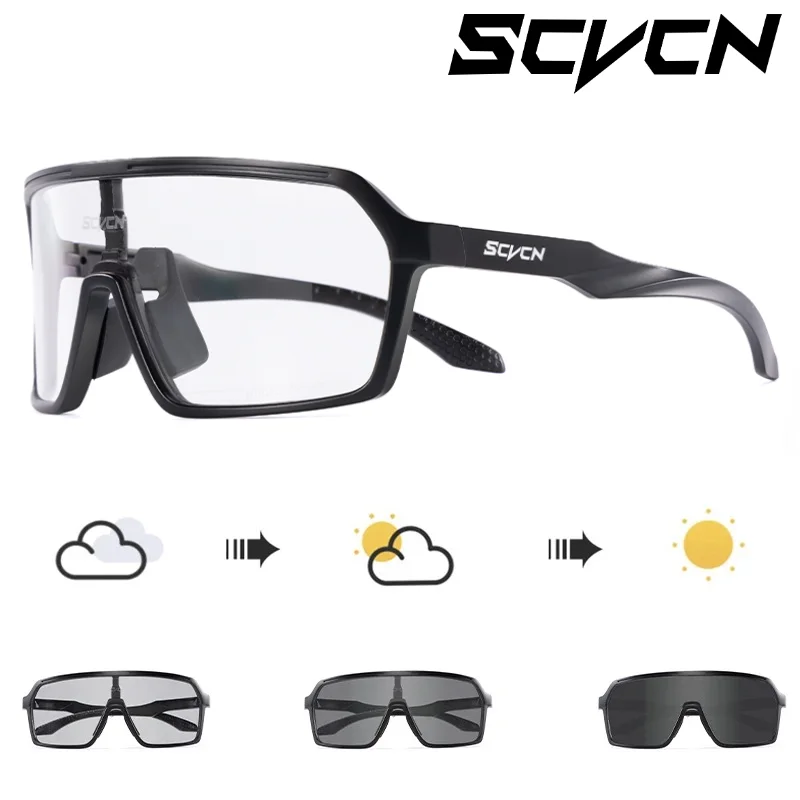 AliExpress SCVCN Polarized Photochromic Hiking Eyewear Sunglasses for Men Outdoor Sports Bicycle Cycling Glasses Woman Riding Goggles