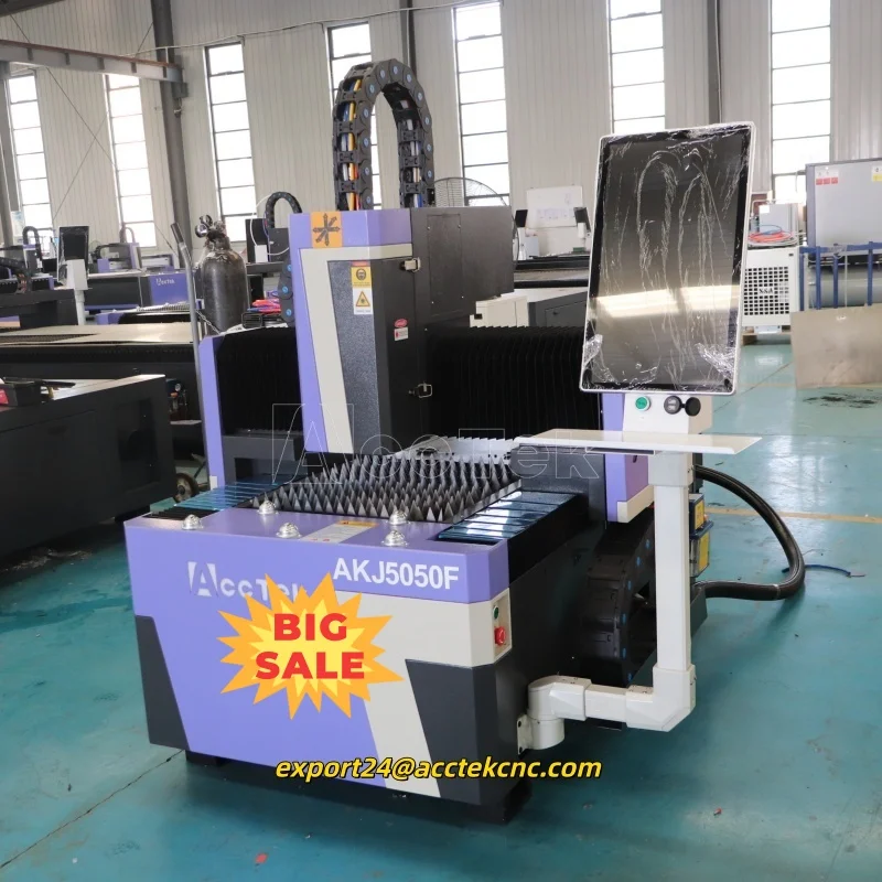 Small Cnc Fiber Cutting Machine Metal 1500W 2000 Watt 3000W 5050 6060 6090 6010 Sheet Metal Laser Cutter for Small Business