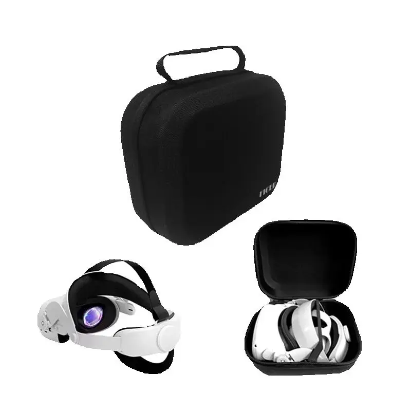 FICEP Bag For Oculus Quest 2 /meta quest 3/ Pico 4 Case Portable Boxes VR Headset Travel Carrying Case Hard EVA Storage Box Bag