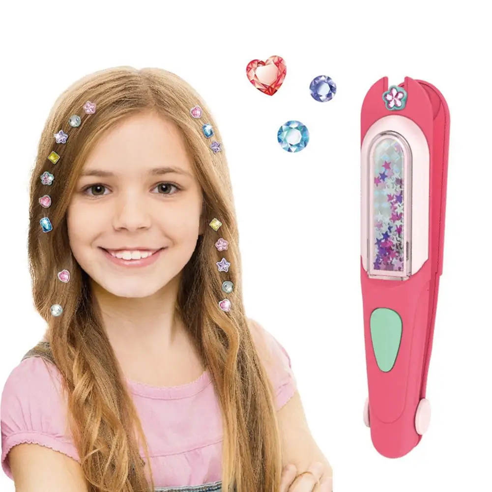 Automatische Haar Braid Kits Werkzeug Mädchen Haar Twist Maschine Haar Edelstein Stamper Kit DIY Spielen Spielzeug Kind Kopfbedeckungen Haar Zubehör Geschenk