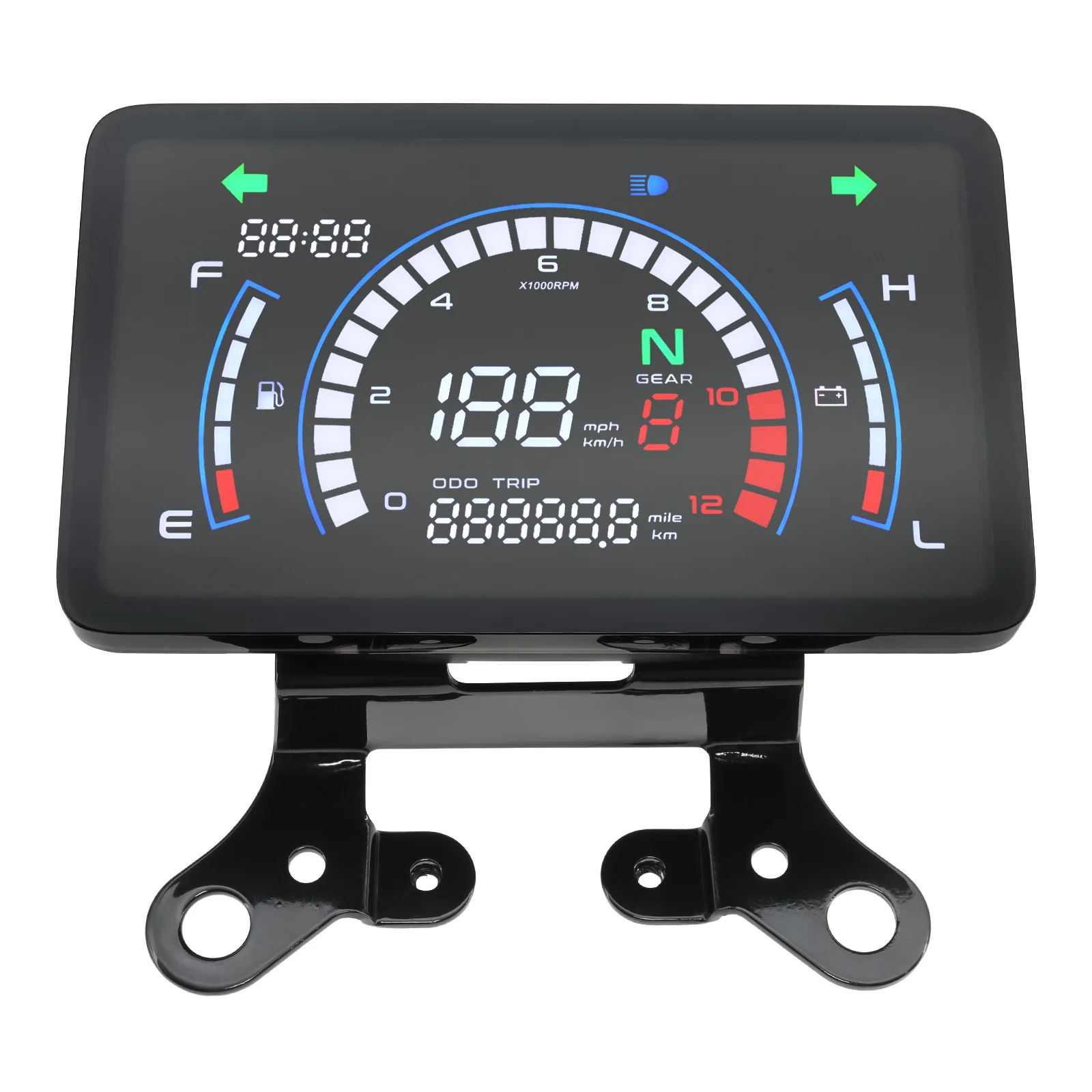 Motorcycle LCD Digital Speedometer For Honda CG125 ITALIKA EX125 FORZA125 ft125 Digital Dashboard