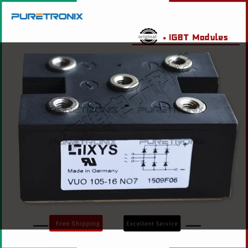 VUO125-16NO7 VUO125-14NO7 VUO125-12NO7 VUO105-16NO7 VUO105-12NO7 وحدة الطاقة الأصلية الجديدة