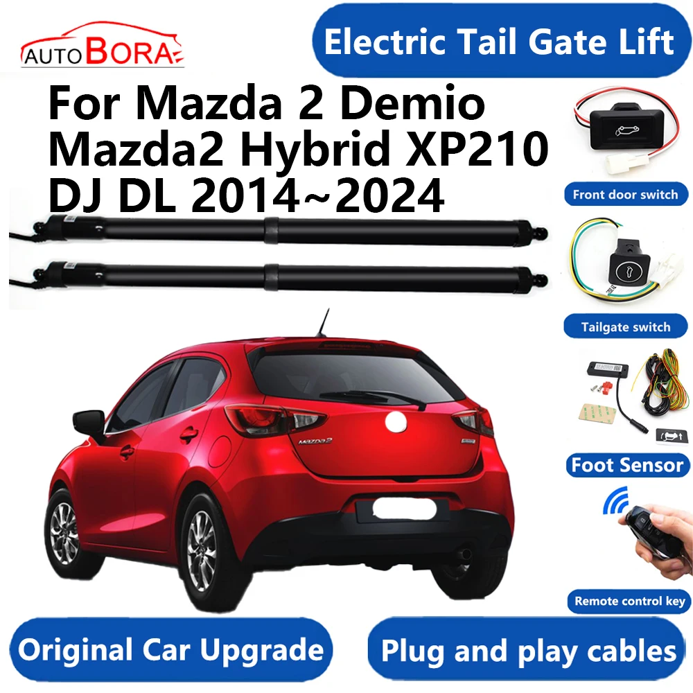 Car Electric Tail Gate Lift System Power Liftgate Kit Auto Automatic Tailgate Opener for Mazda 2 Demio Mazda2 Hybrid XP210 DJ DL