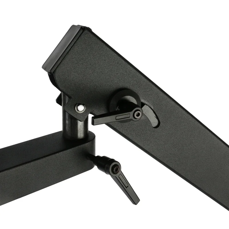 Adjustable Direction Articulating Arm Pillar Clamp Holder Bracket Microscope Stand 76mm For Lab Stereo Trinocular Microscope