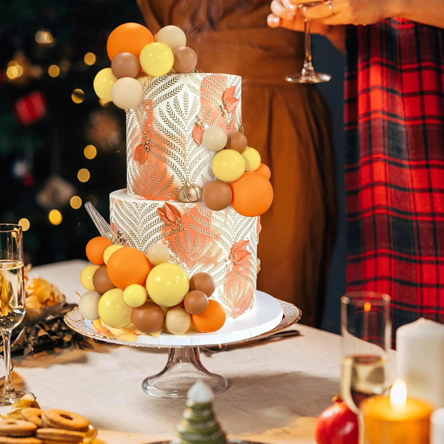 الكرة كعكة توبر الكرة كعكة يختار الملونة لؤلؤة الكرة على شكل كب كيك إدراج كعكة توبر للحزب تفضل الزفاف الديكور