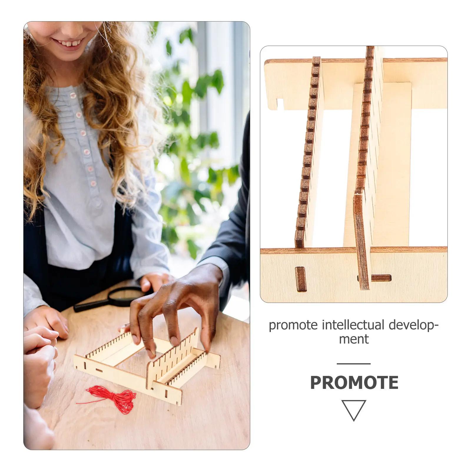 Kids Weaving Machine Set – DIY Handmade Loom for Educational Fun, Early Learning & Intellectual Development