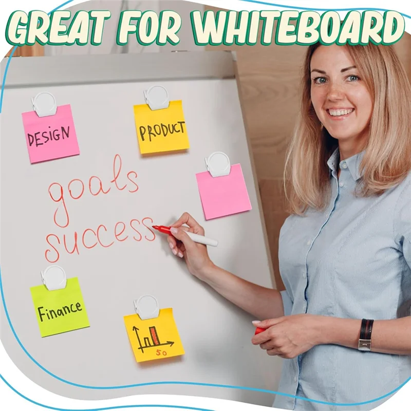 ABFM-Magnetic Clips, 24 Pcs Fridge Magnet Whiteboard Magnets, Metal Clips Refrigerator Magnets, Magnet Clips