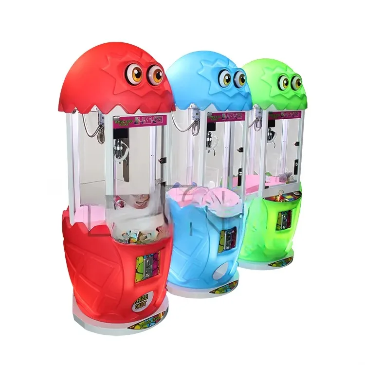 Entertainment coin operated claw machine toy catcher with bright led light