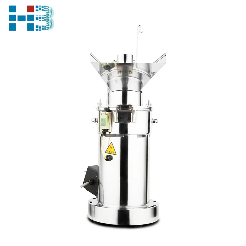 HANBOO Nut Flour Mill Mini Powder Grinder Spice Pulverizer Vertical Type Stagewise Grain Spice Mill Pulverizer 2 Hammer