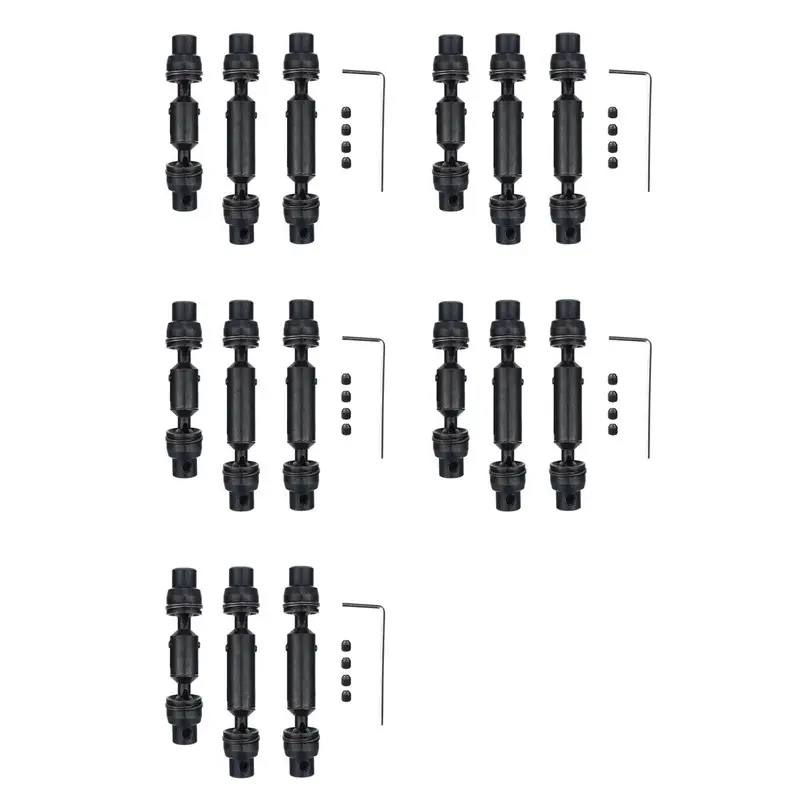 

AT12 15 шт. металлический приводной вал CVD для WPL B16 B36 Q60 Q63 Q64 MN77 FY004 6WD 1/16 детали для обновления радиоуправляемого автомобиля, 2