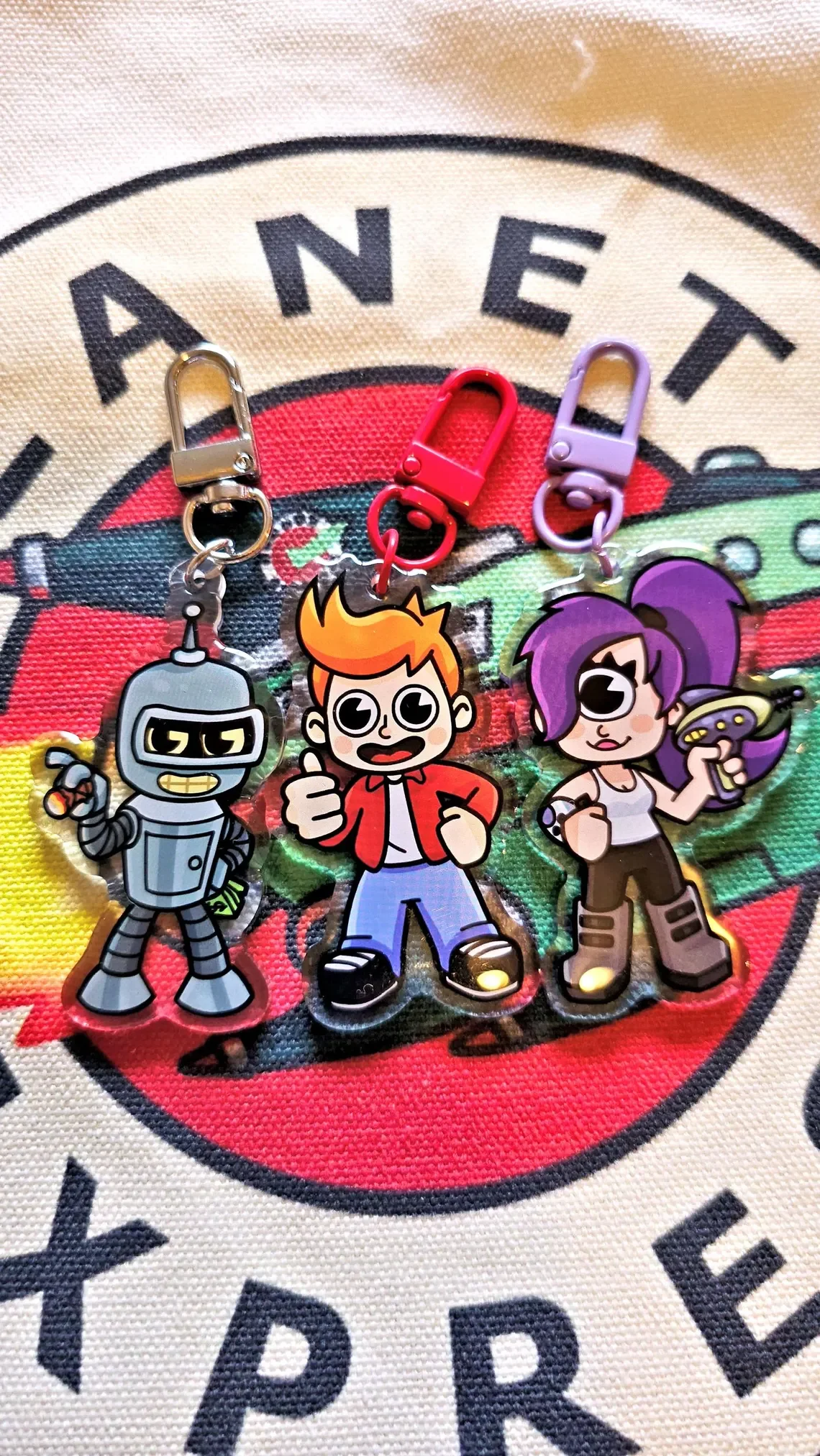 Astronaut Front Acrylic Keychain - Space Theme Key Ring for Astronaut Lovers