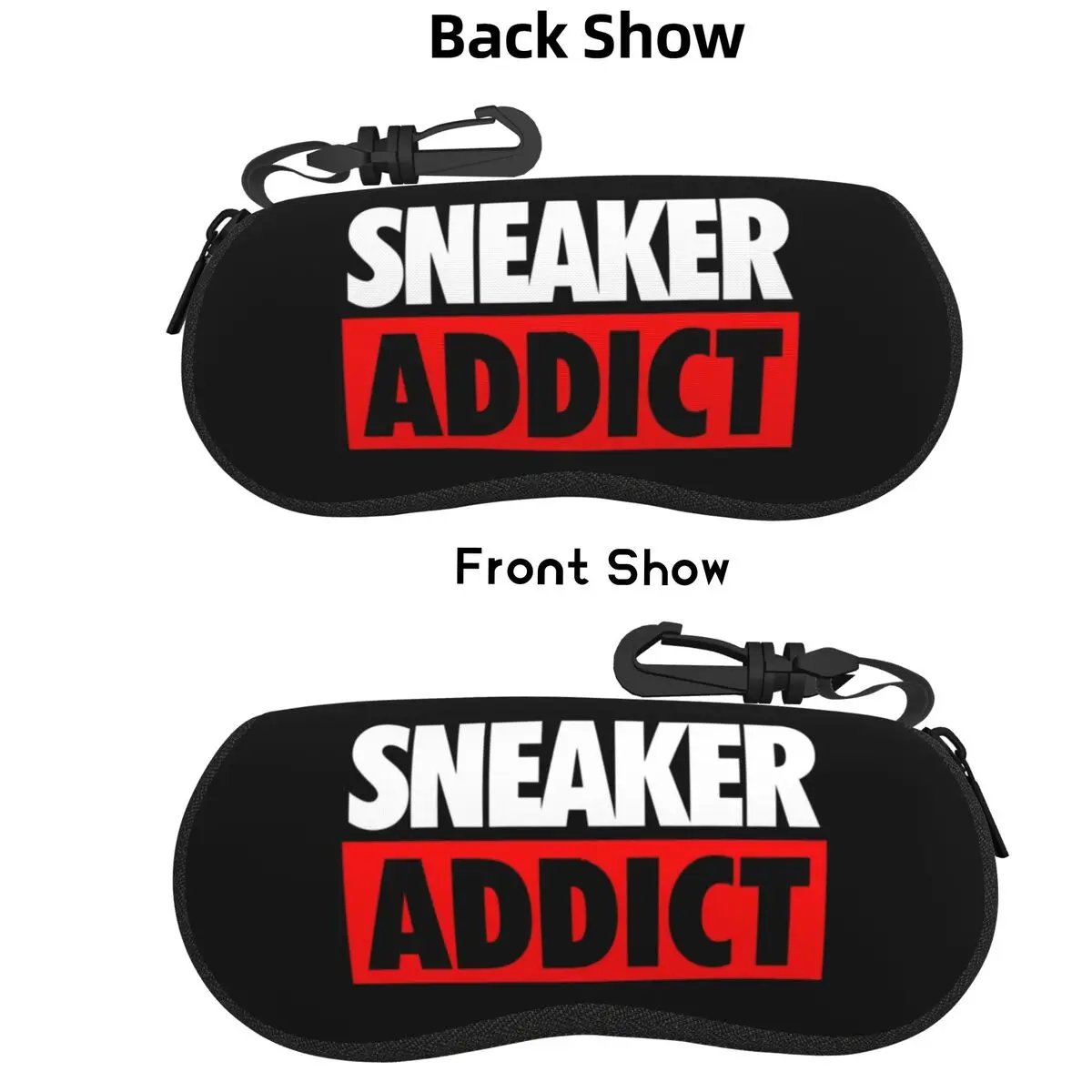 

Sneaker Addict Box J11 Shell Glasses Case Protective Sunglasses Box Women Men Soft Eyeglasses Bag Pouch