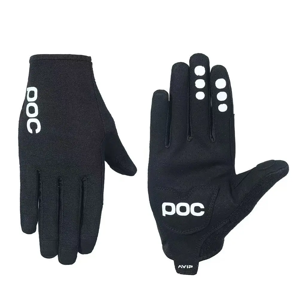 AliExpress POC New  long  finger gloves Four Seasons Translation Touchscreen cycling motorcycle spring  wear-resistant thick palm anti friction