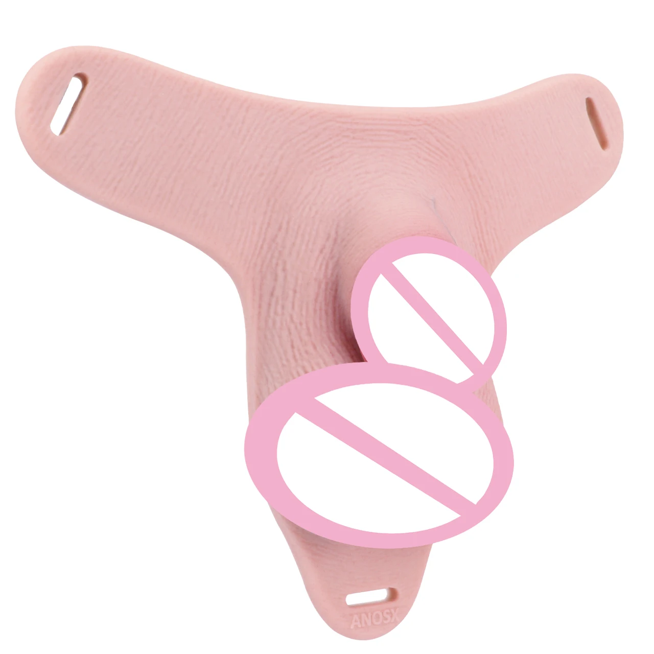 LICKER سيليكون القضيب بانت قضيب جلدي ديك عبودية كم قفص العفة مع فتحة الإحليل BDSM لعبة الجنس حزام الولاء غمد الديك #2