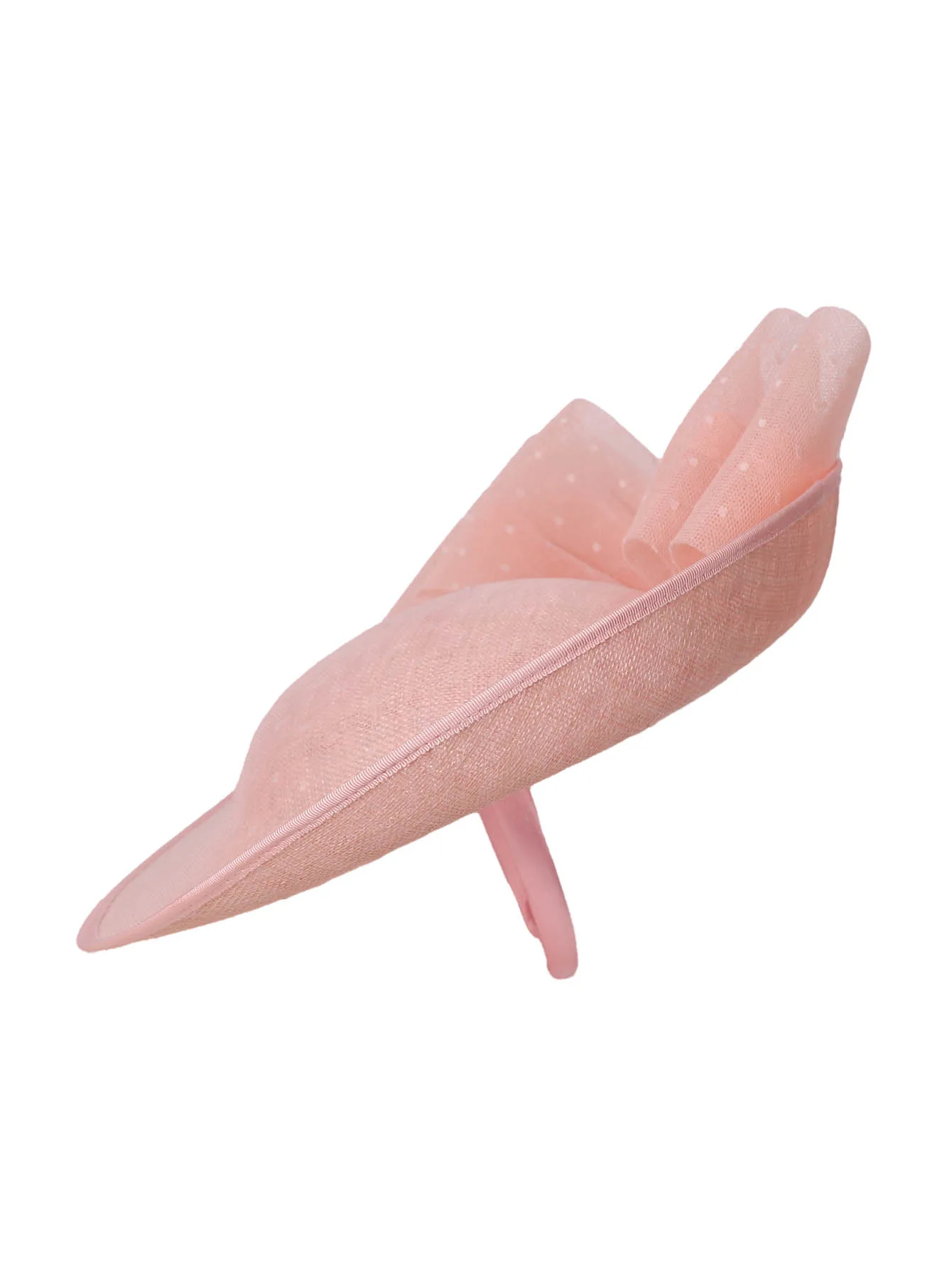 Sinamay Derby Church Hat for Women - Elegant Kentucky Fascinator with Bow,Bridal Wedding Tea Party Dress Formal Cocktail Top Hat view 5