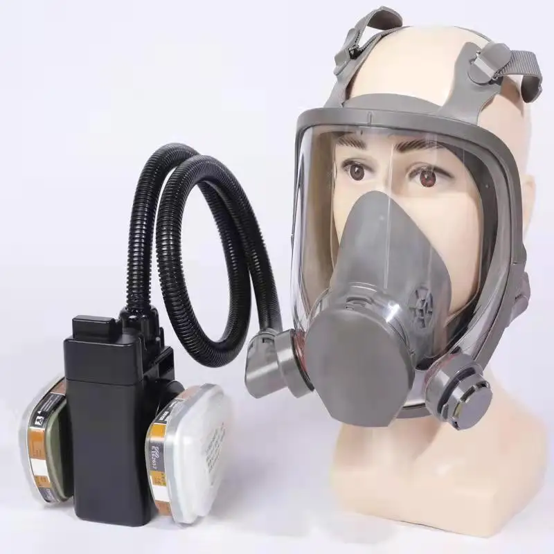 KBKR6800 Head Gas Mask Electric Fan Spray Paint Polishing Decoration Cover to Solve the Problem of Tightness