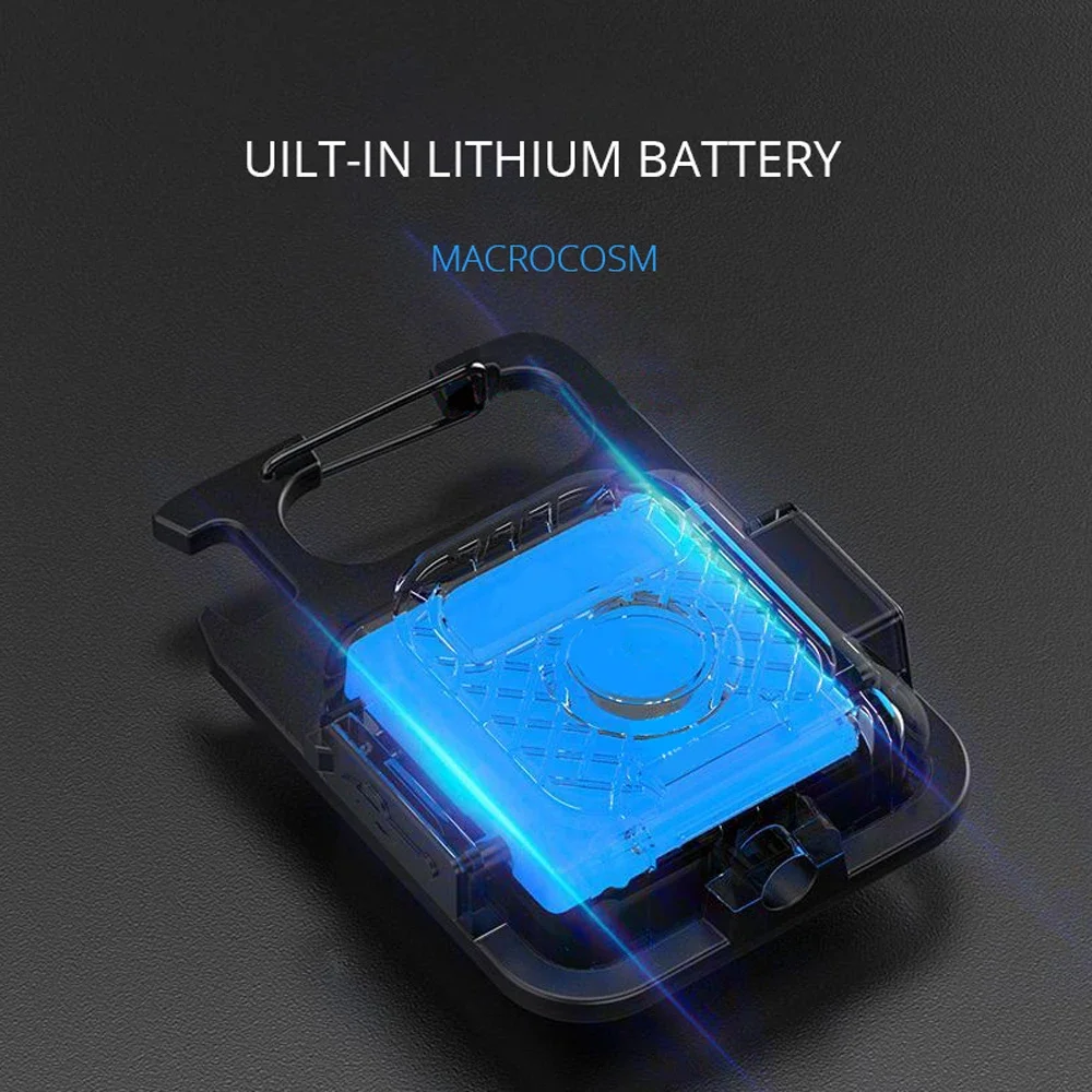 Portable Mini Super Bright COB Keychain Light 4 Lighting Modes Forwork Light Flashlight Charging Lamp Camping Lights with Magnet