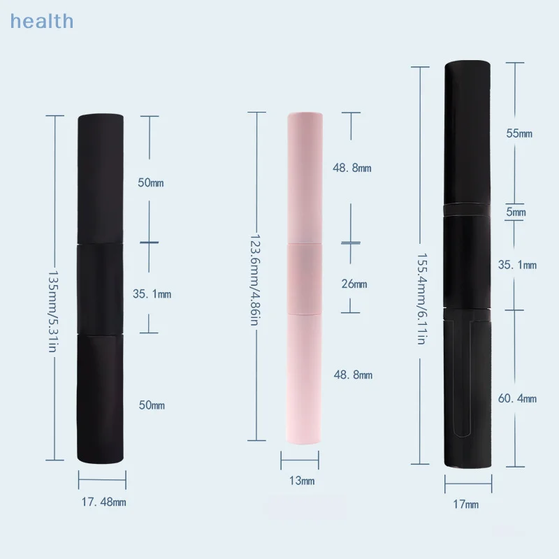1 pz Tubo Mascara Vuoto Doppia Testa Tubo Eyeliner FAI DA TE Tubo Per Ciglia A Doppio Scopo Crescita Bottiglia di Liquido Contenitore Cosmetico