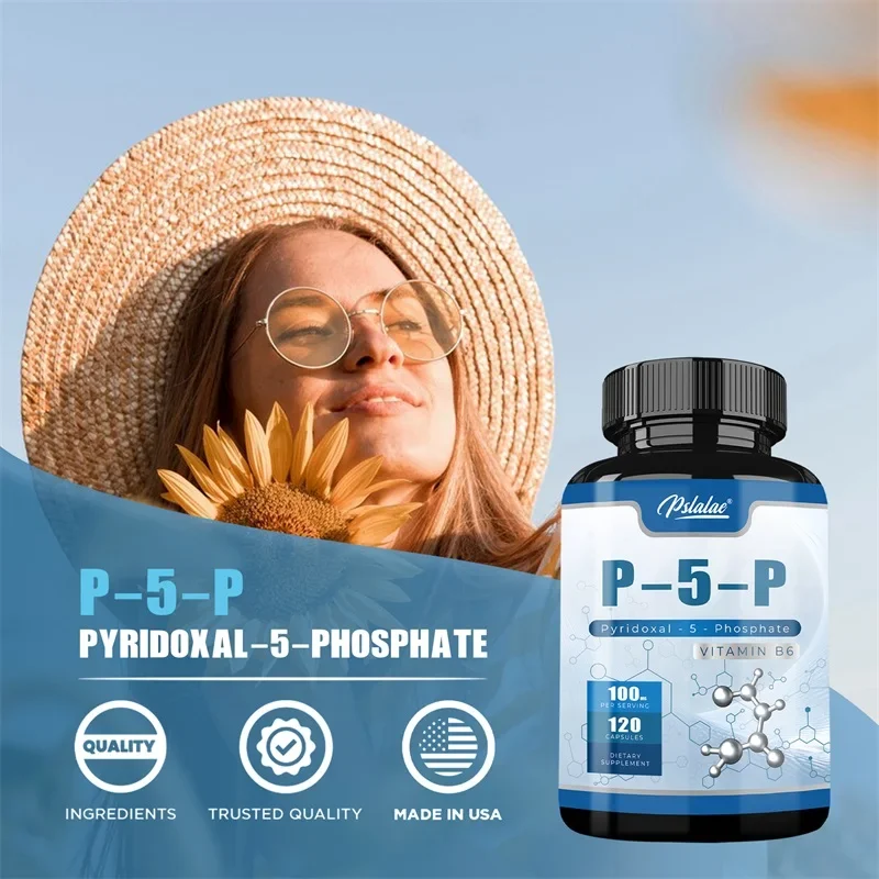 Pyridoxal-5-fosfaat (vitamine B6) - Vul mentale en fysieke energie aan, ondersteuning voor hersenen en huid, bevordert de gezondheid van de hart