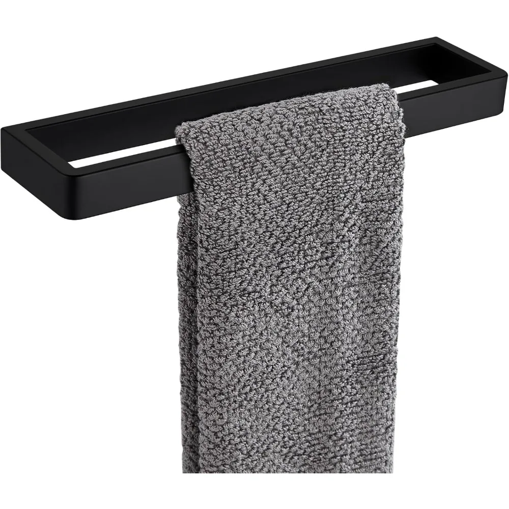 

Матовый черный вешалка для полотенец, вешалка для полотенец из нержавеющей стали 304, настенный монтаж