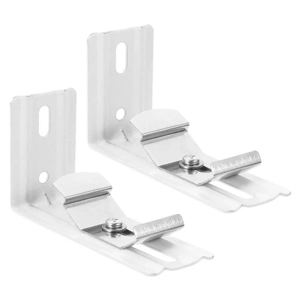 

2 Pcs Blind L Vertical Blinds Brackets Bracket Metal Easy Installation Wall Curtain Mounting Hardware Accessories