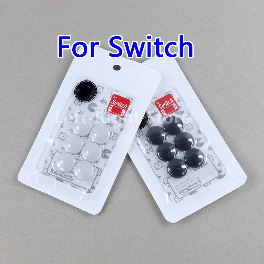 

8sets 3D Analog Joystick thumb Stick Cap Button Module Control for Nintendo Switch Lite OLED JoyCon Joy Con Controller