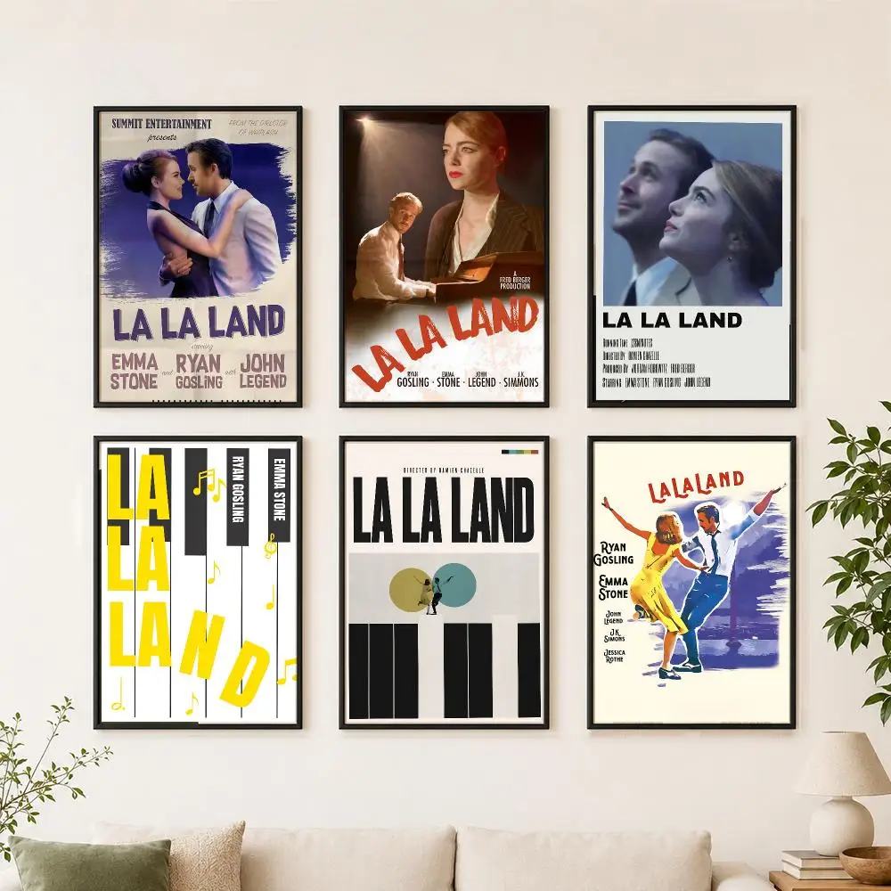 movie La La Land Poster Poster Large Unframed Wall Art Modern Minimalist Decor Print for Living Room Home