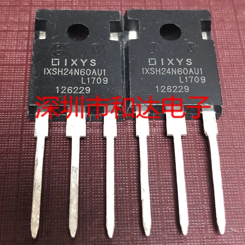 5pcs NEW IXSH24N60AU1  IGBT 600V 48A