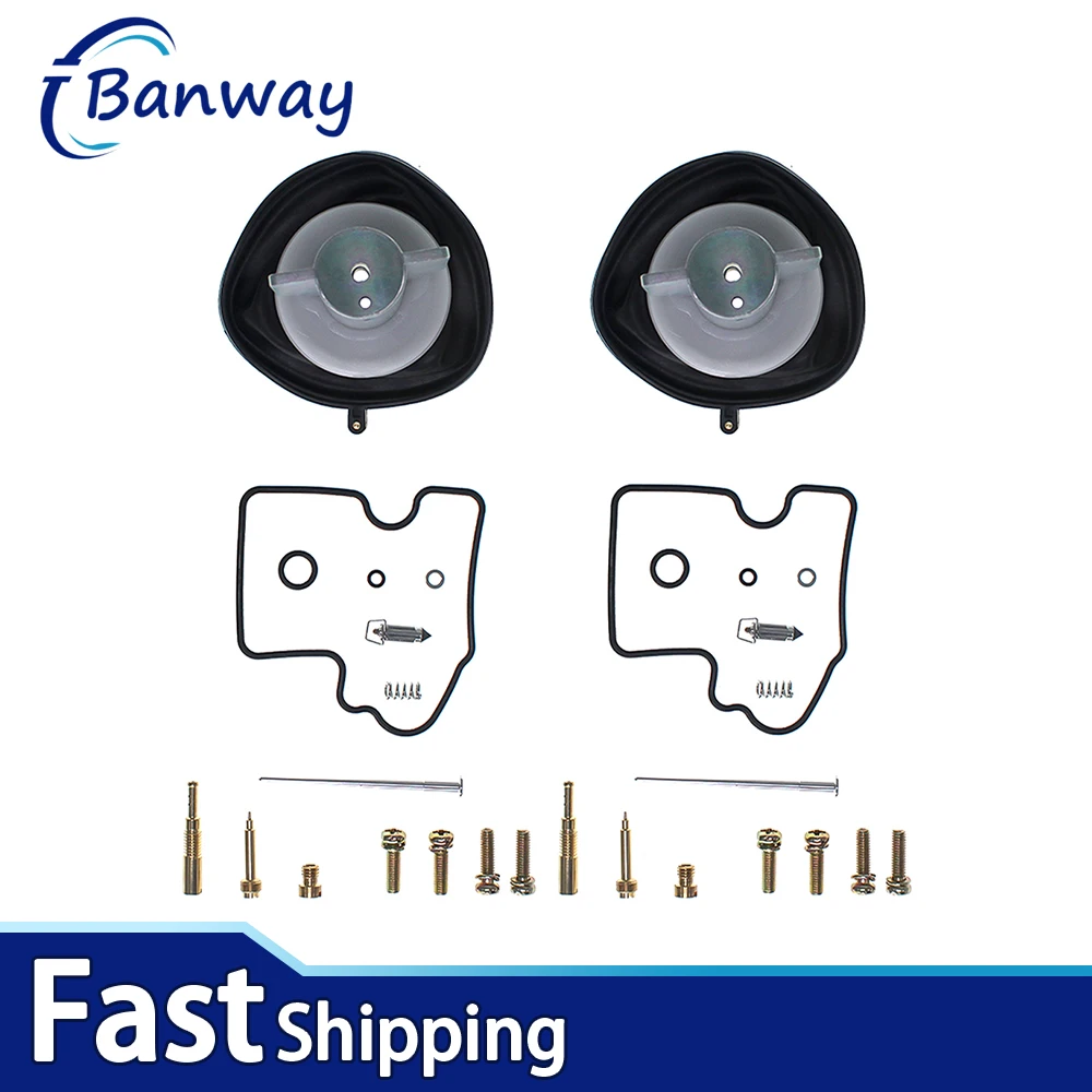 

2x New Carb Carburetor Repair Kit For Arctic Cat 650 4x4 V2 Automatic 650cc 2004-2006