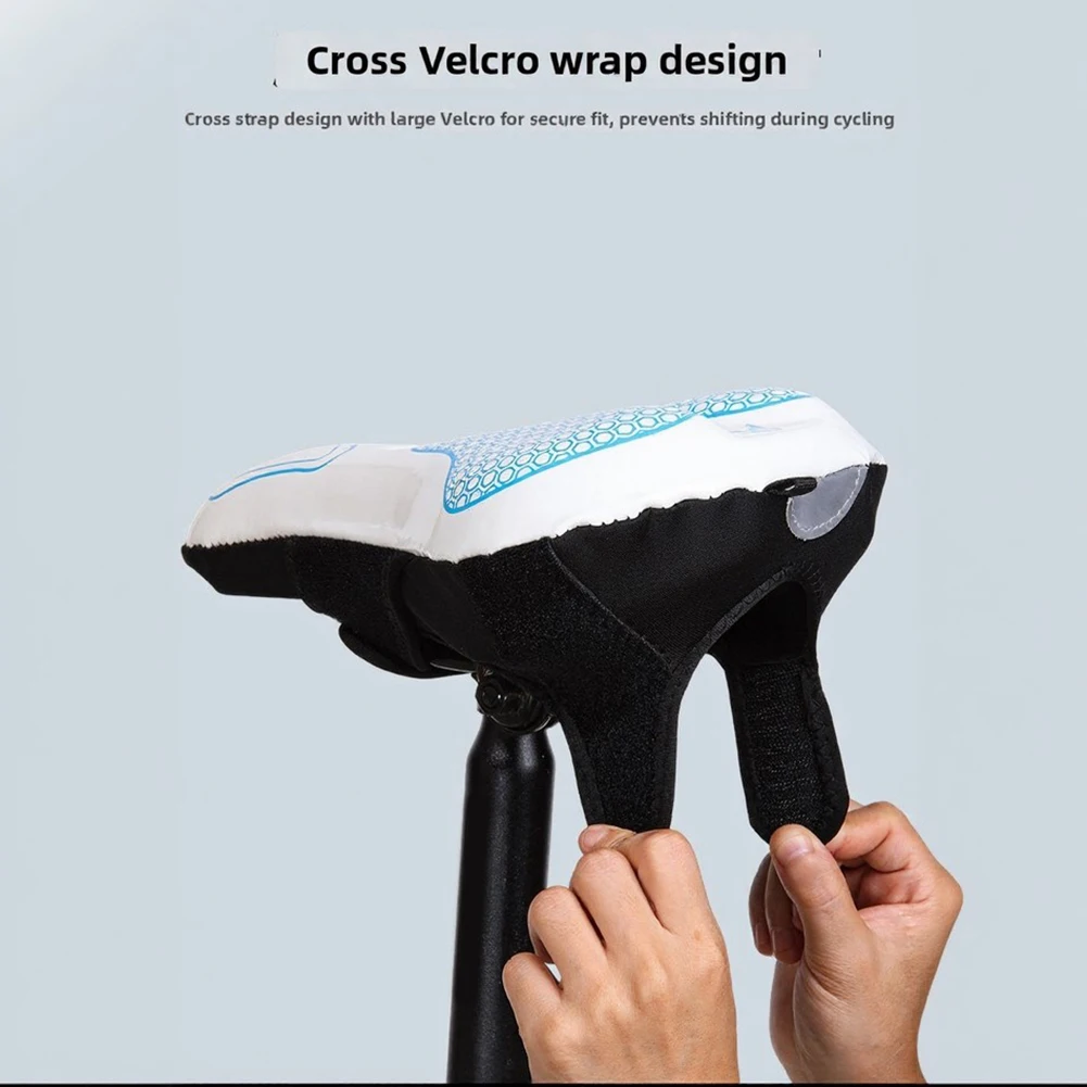 Bike Seat Cushion  Soft Bicycle Saddle Compatible Indoor And Outdoor Cycling For Road Cycling And Mountain Bike Accessories - view 5