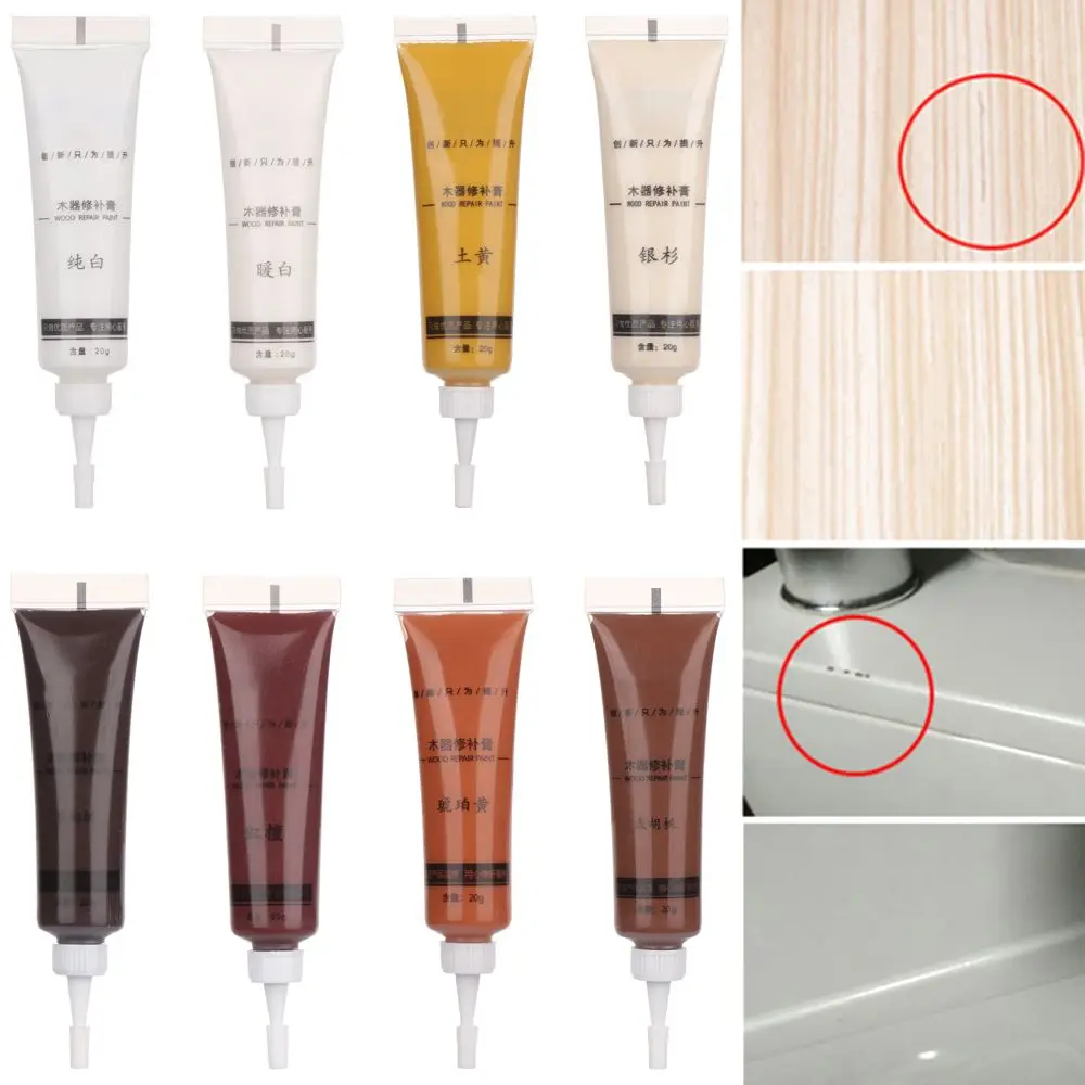 DIY Multipurpose Multicolor Furniture Refinishing Paint Scratch Repair Agent Wooden Furnitures Damage Repairs Cream