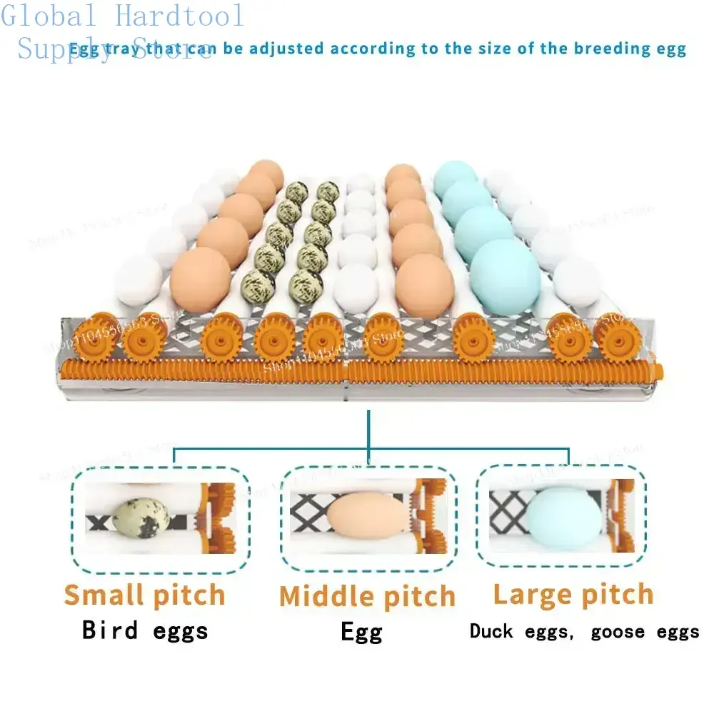 16/36 Eggs Fully Automatic Incubator - Brooder with Turner for Chicken, Goose & Quail Eggs (Household/Farm Use) view 2