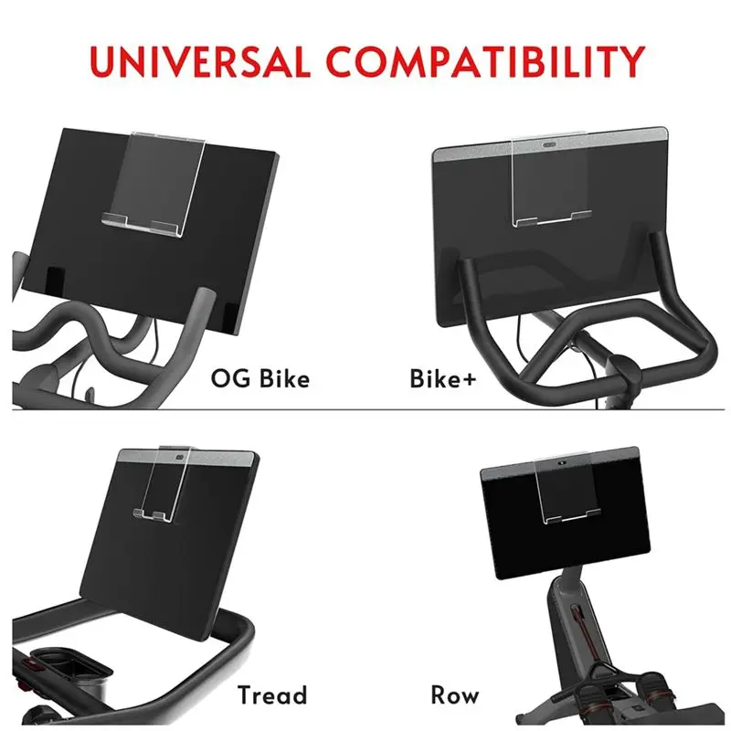 DT39 Treadmill Tablet Holder Acrylic Reading Rack Portable Display Stand for Workout Entertainment
