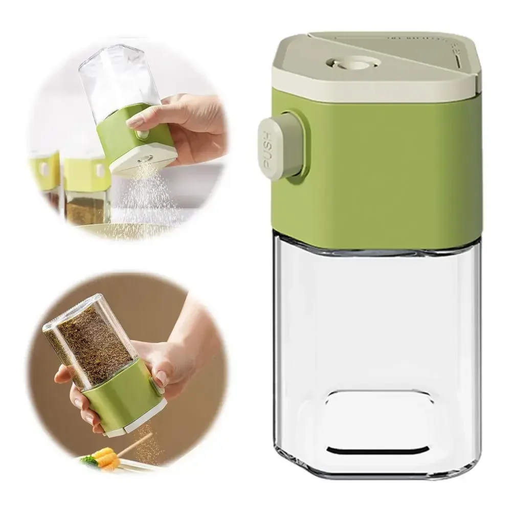 2026 Nuevo Dispensador de Sal y Especias para Cocina, Tarro de Vidrio Sellado a Prueba de Humedad para Pimienta y Chile en Polvo, Utensilios de Cocina