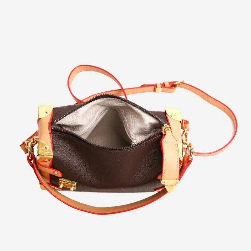 Женская большая сумка из натуральной кожи в парижском стиле и повседневная винтажная пригородная стильная сумка ​