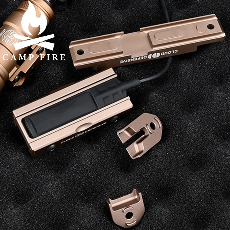 

Tactical CNC Picatinny Rail Pocket Panel for Scout Weaponlights M600 M300 Flashlight Switch Pad Solts airsoft accessories