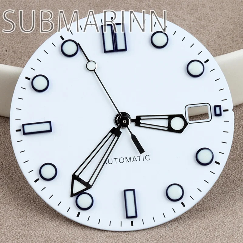 

31mm Watch Dial Green Luminous For Seamaster Needles Dial Fit NH35 NH36 Automatic Movement Watch Accessories Watch Repair Tools