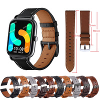 20mm 22mm Band For Haylou RS4 Plus Smartwatch Leather Bracelet For Haylou Solar Plus RT3 LS16/GST/RT2/RS3 LS04/LS05S/RS5 Strap