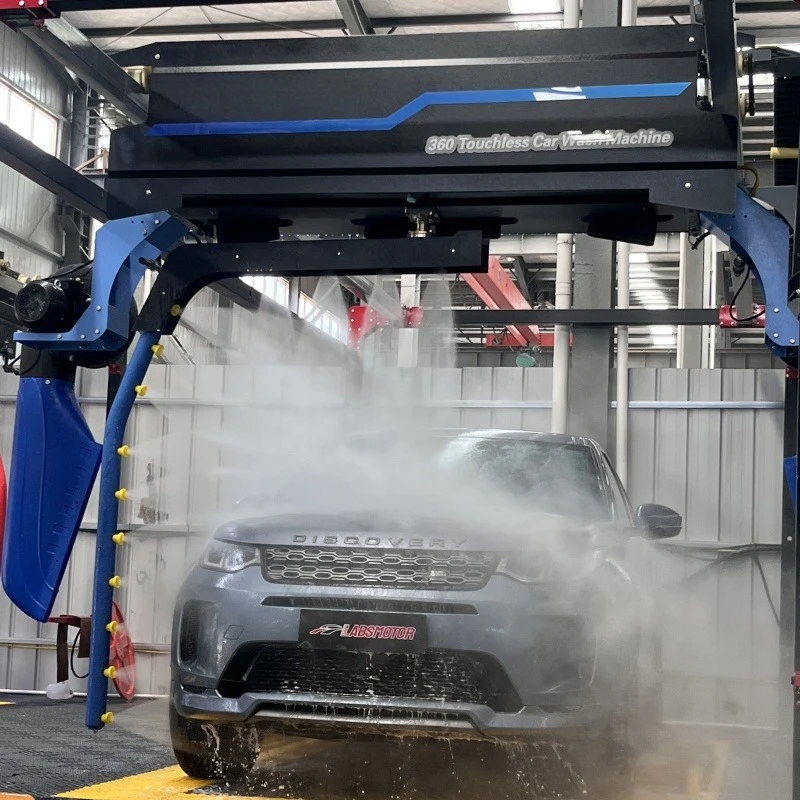 360 Degree Touchless Car Wash Machine Custom Fully Automatic Non-contact Car Washing Machinery for Commercial Use