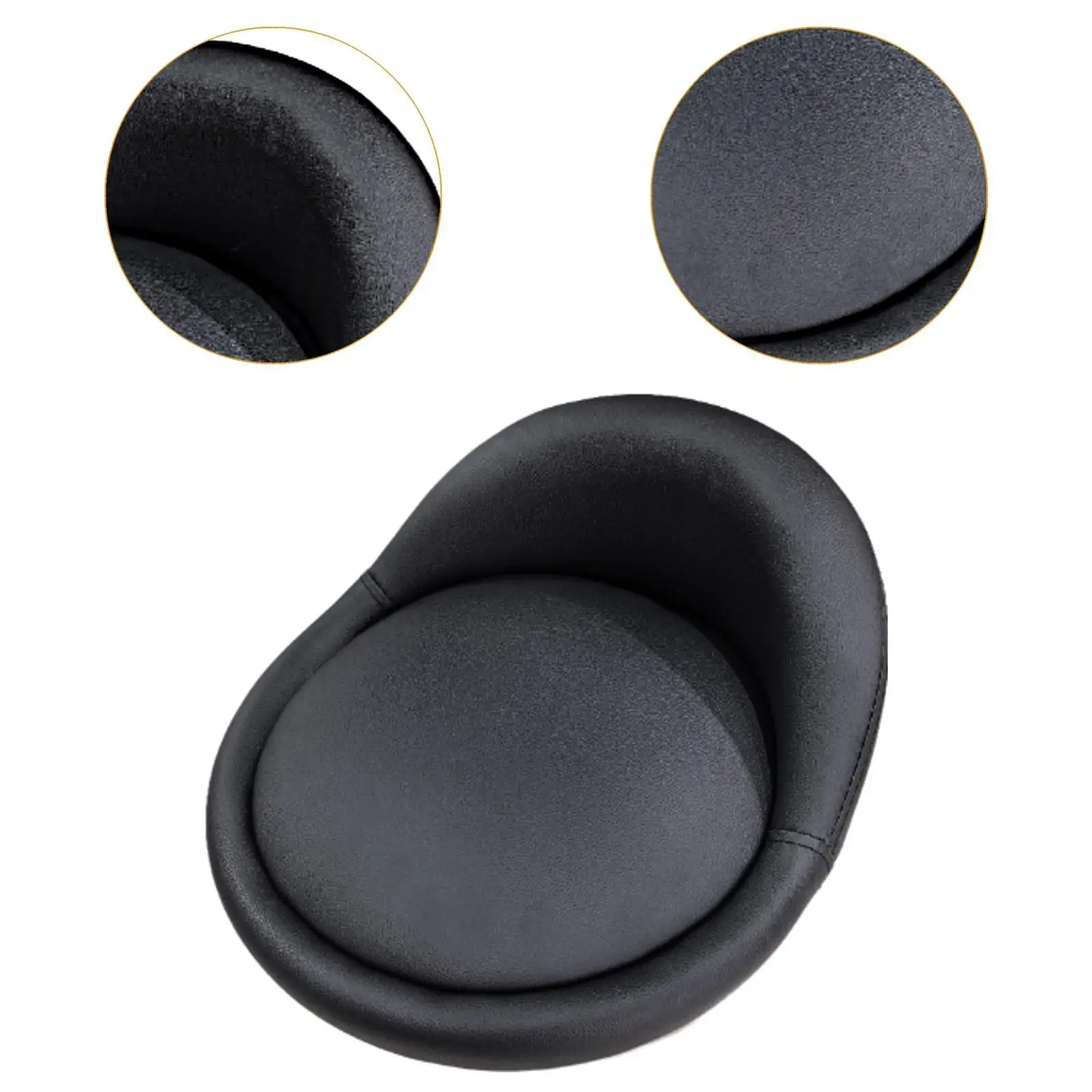 Modern Leather Bar Stool Seat Replacement Soft Waterproof Cushion with Backrest for Bar Chair Restaurant Home