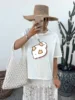 Women's T-shirt Short Sleeved Cute Sleeping Duck